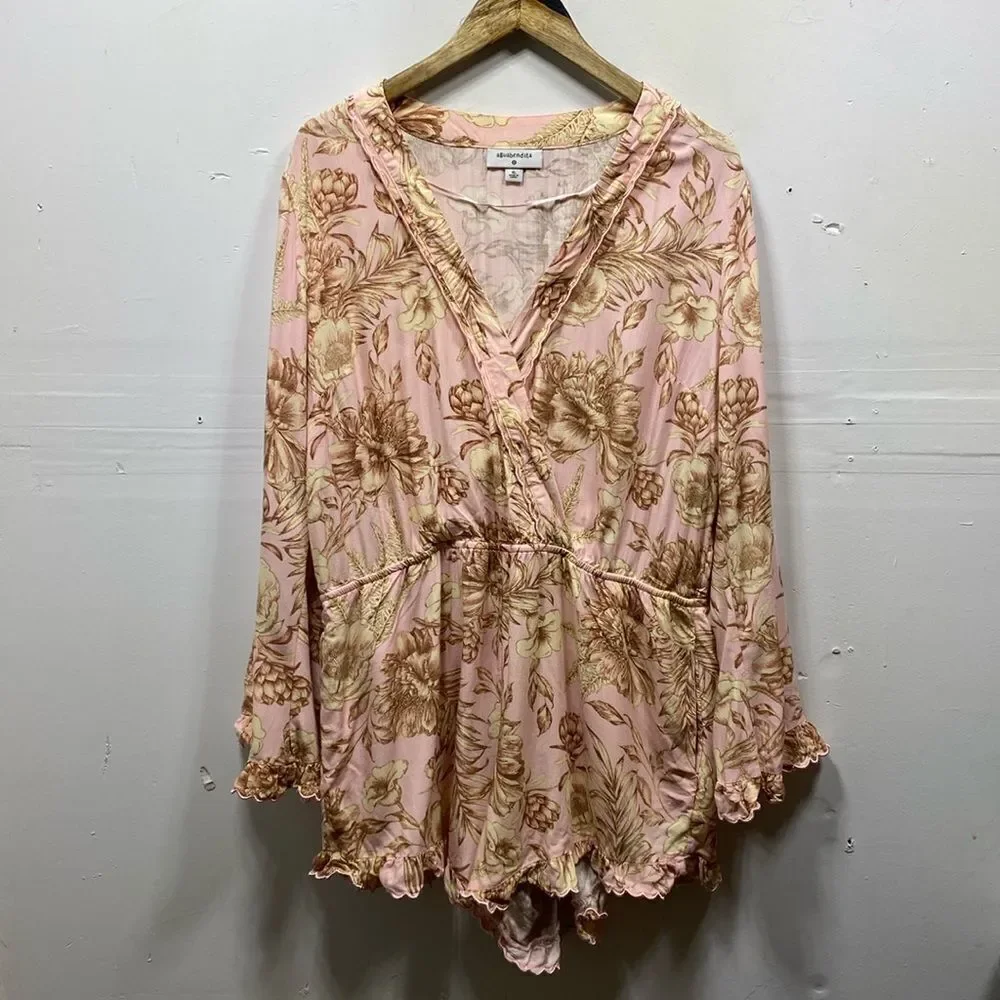 Agua Bendita x Target Ruffle Romper XL
